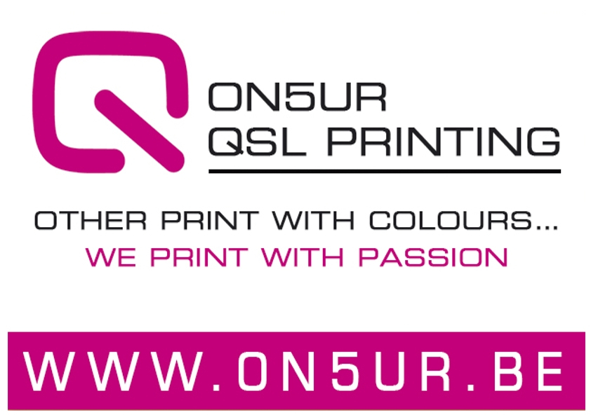 QSL printing ON5UR